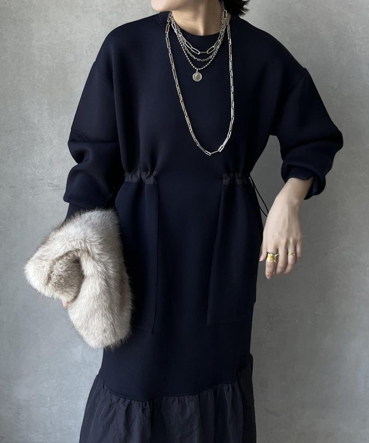 【dress】フレアドッキングカジュアルワンピース　N2899