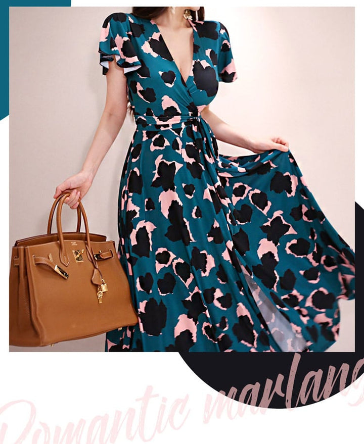【dress】プリントワンピース　M22582