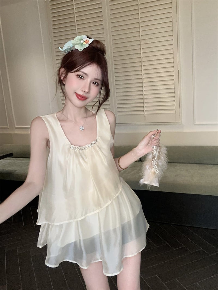 【tops】ノースリーブトップス　M24634