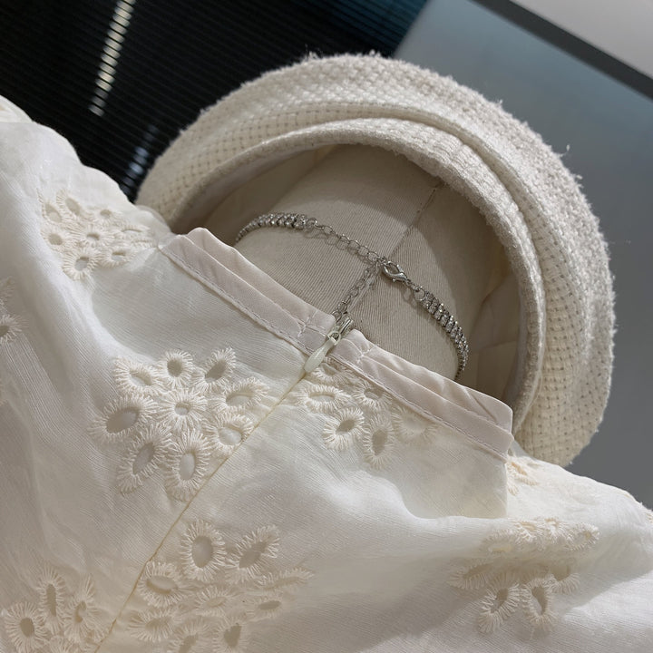 【dress】カットワークワンピース　M24001