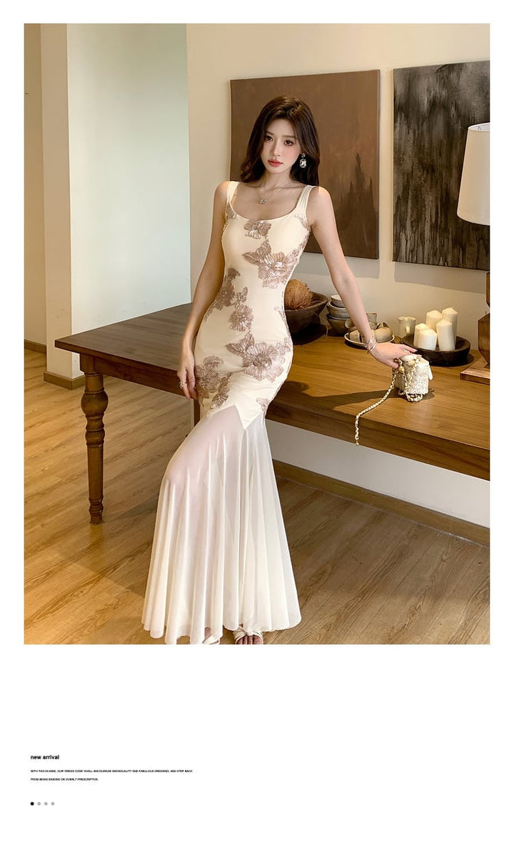 【dress】キャミ切り替えワンピース　M24173