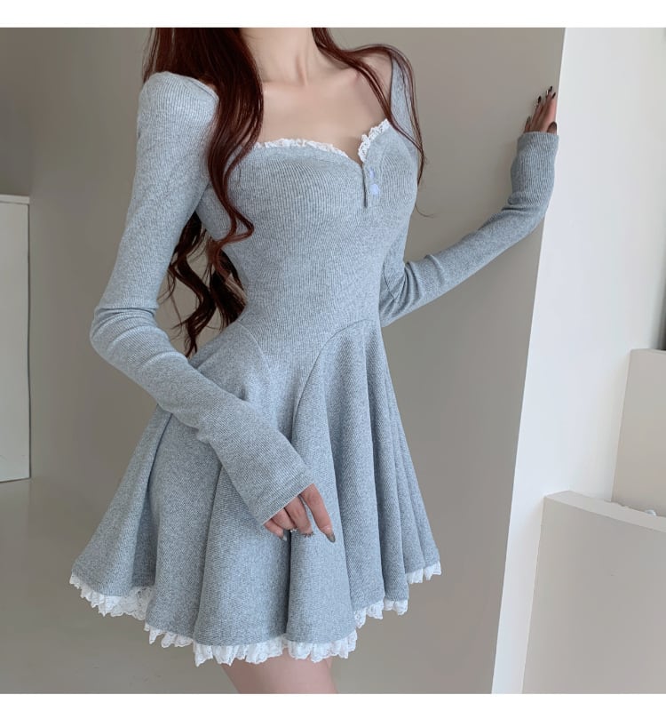 【dress】ニットワンピース　M27103