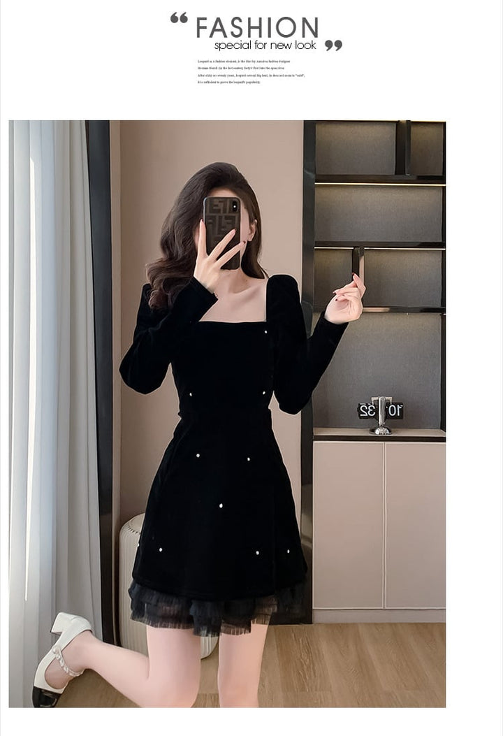 【dress】デートワンピース　M21686
