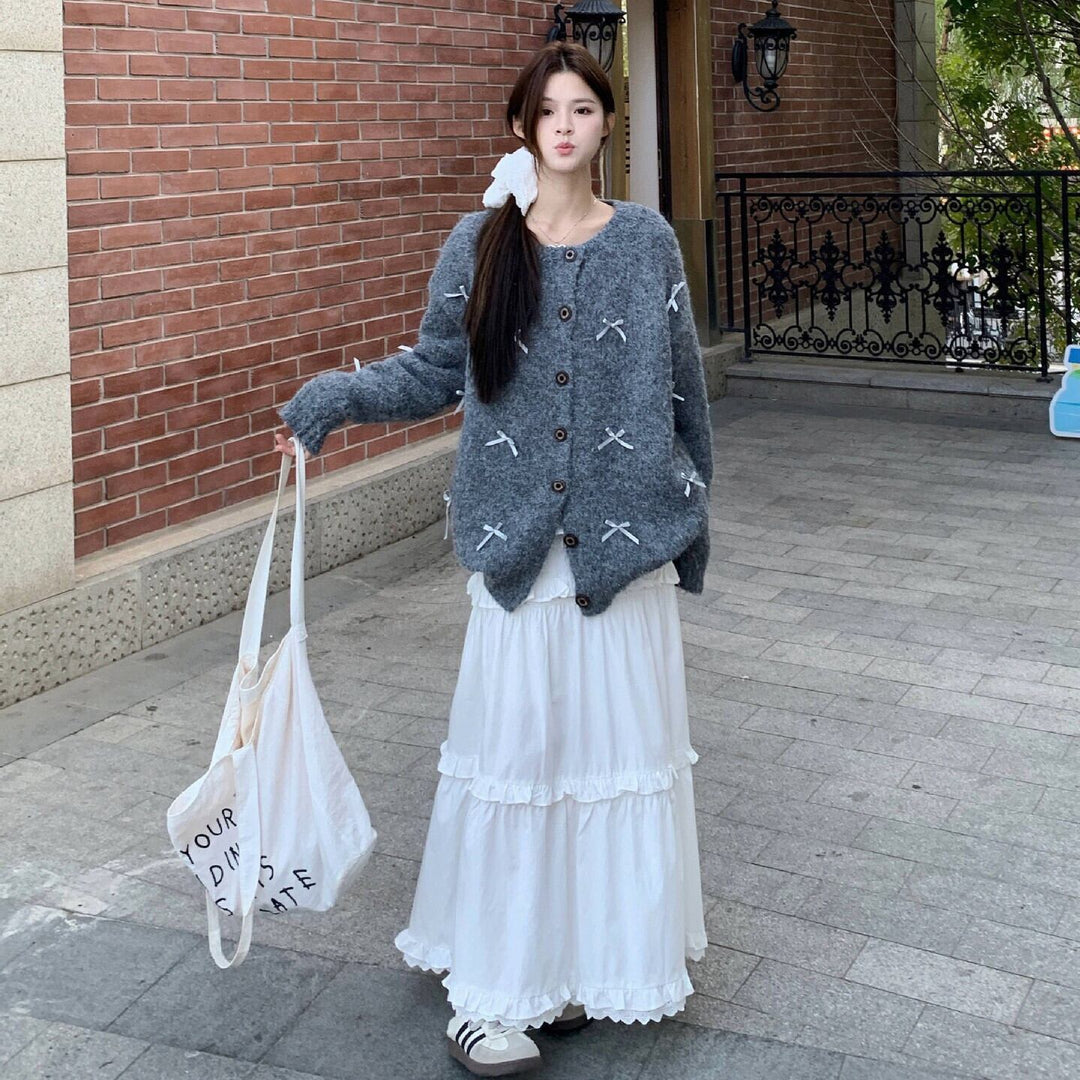 【outer】ニットカーデ　M27985
