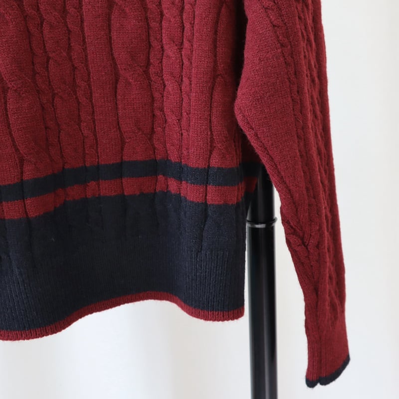 【outer】ファスナーニットカーデ　M27814