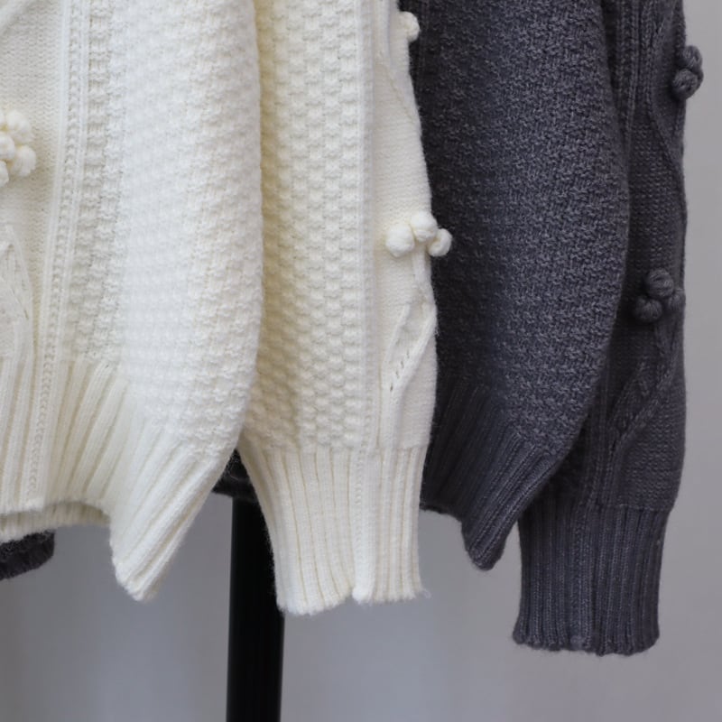 【outer】ニットカーデ　M26618