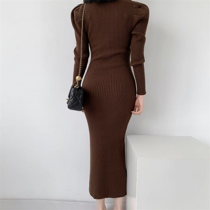 【dress】スリットワンピース　M18842