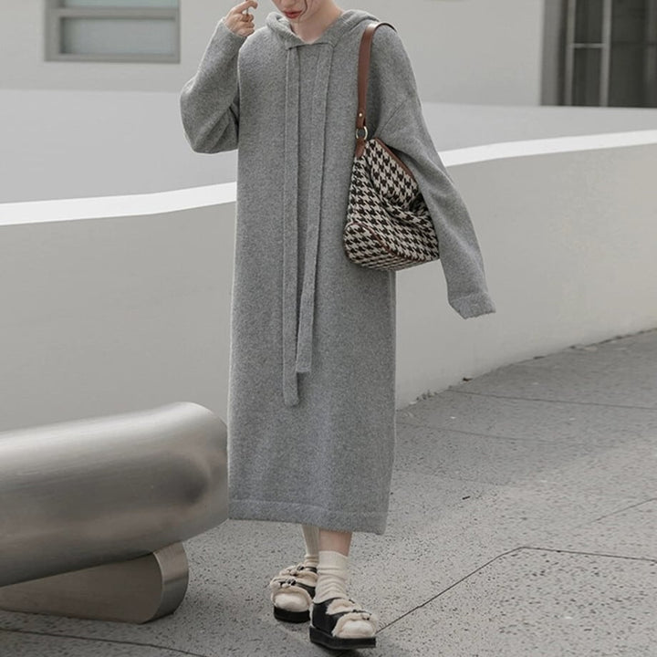 【dress】無地ニットワンピース　M18238