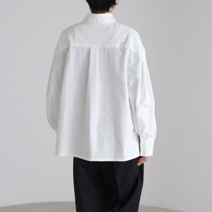 【tops】スタントカラーシャツ Q7084