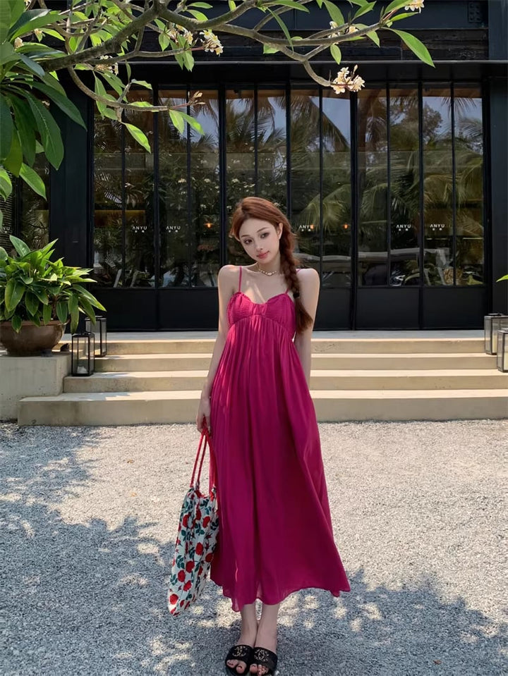 【dress】ロングキャミワンピース Q8213
