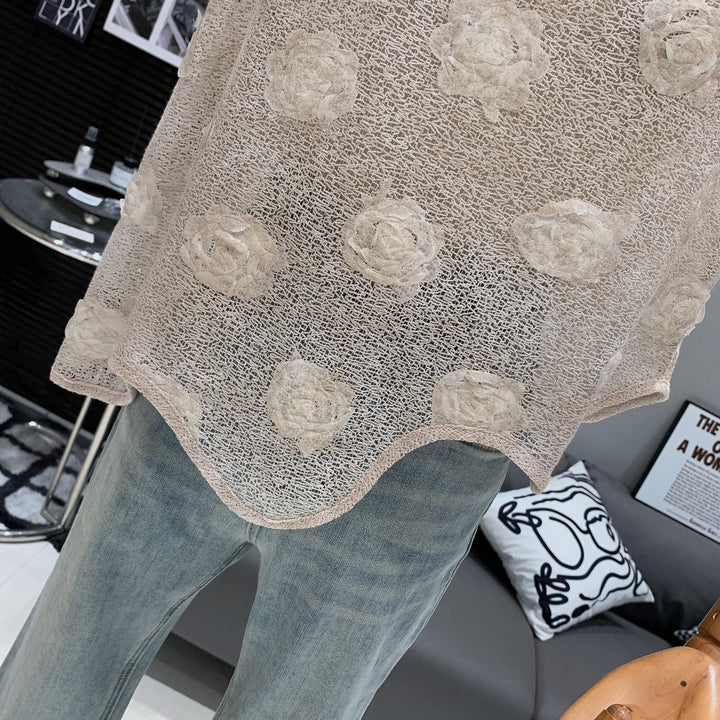 【tops】立体フラワートップス　M25025