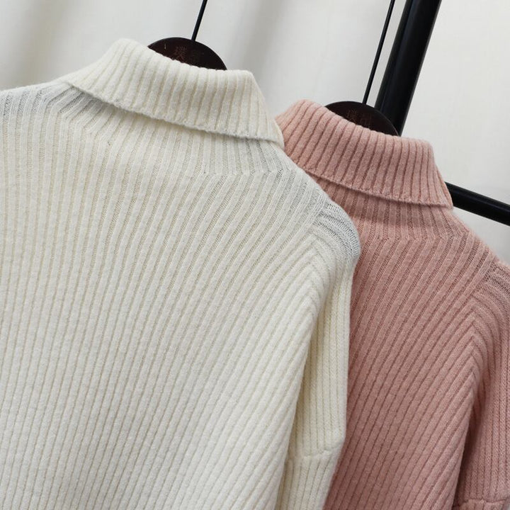 【tops】ハイネックニットセーター　M27394