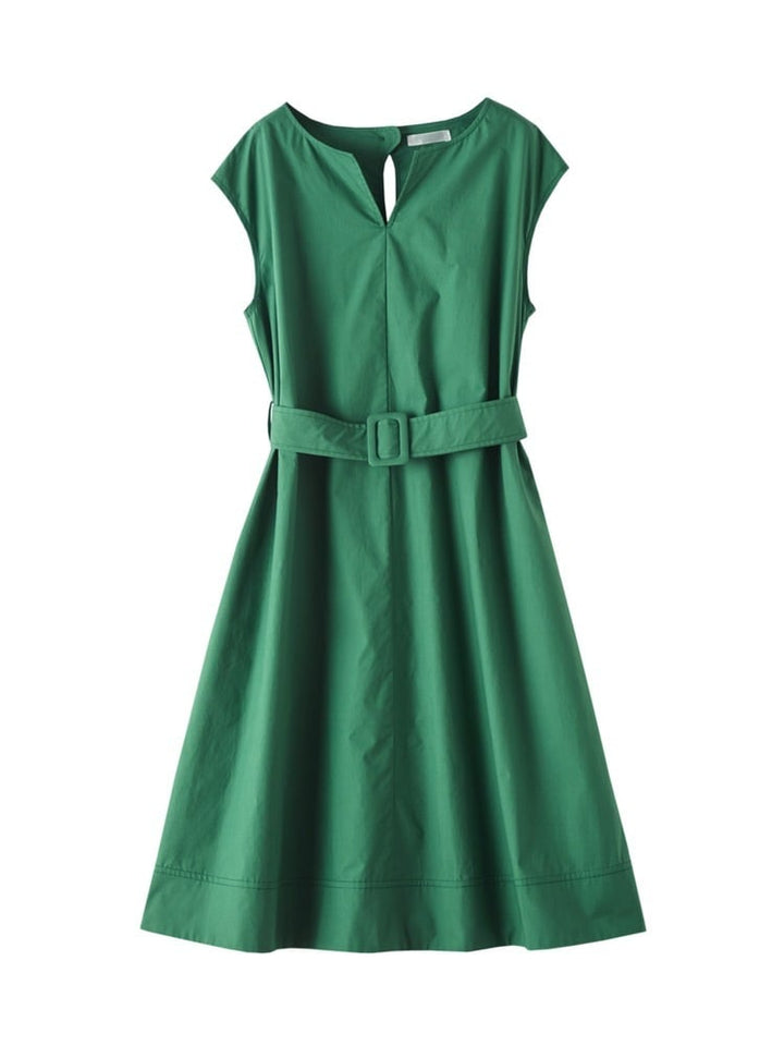 【dress】話題沸騰中 オシャレシンプルノースリーブワンピース　M16855