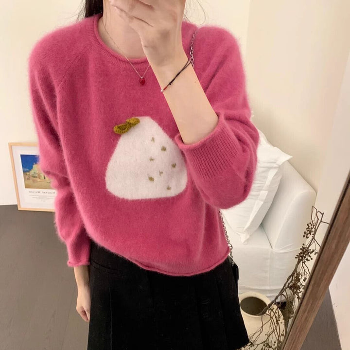 【tops】クルーネックニットセーター　M28996