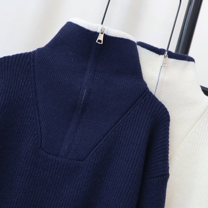 【tops】ファスナーニットセーター　M27887