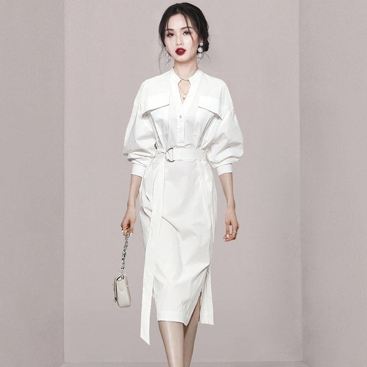 【dress】高級感 chicファッションデートワンピース　M17321