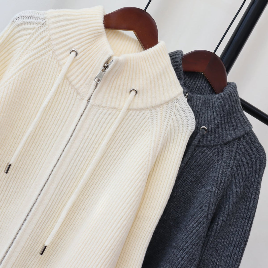 【outer】ロング丈ニットカーデ　M18347