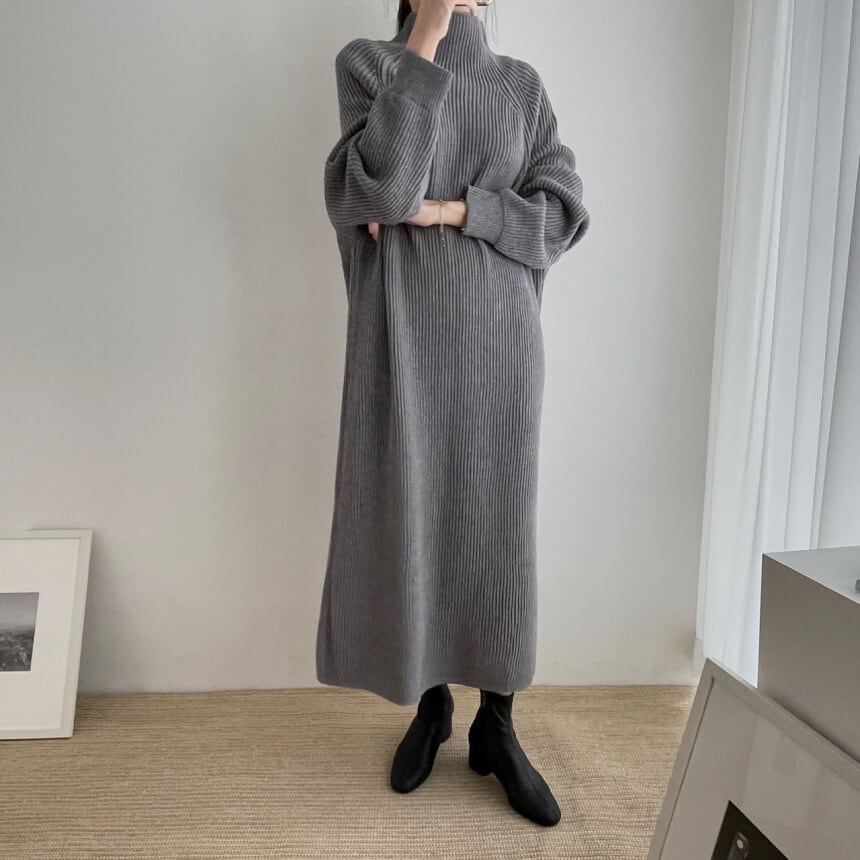 【dress】ニットワンピース　M26673