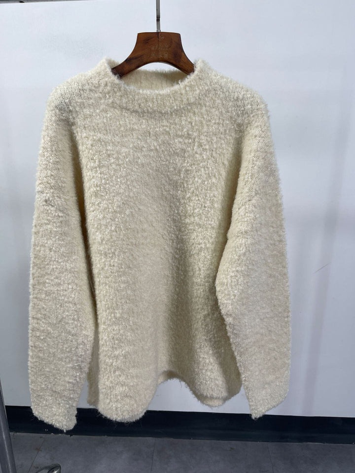 【tops】クルーネックニットセーター　M19090