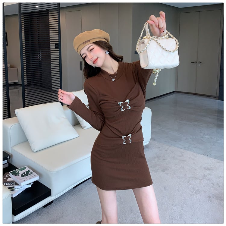 【dress】着瘦せワンピース　M27002