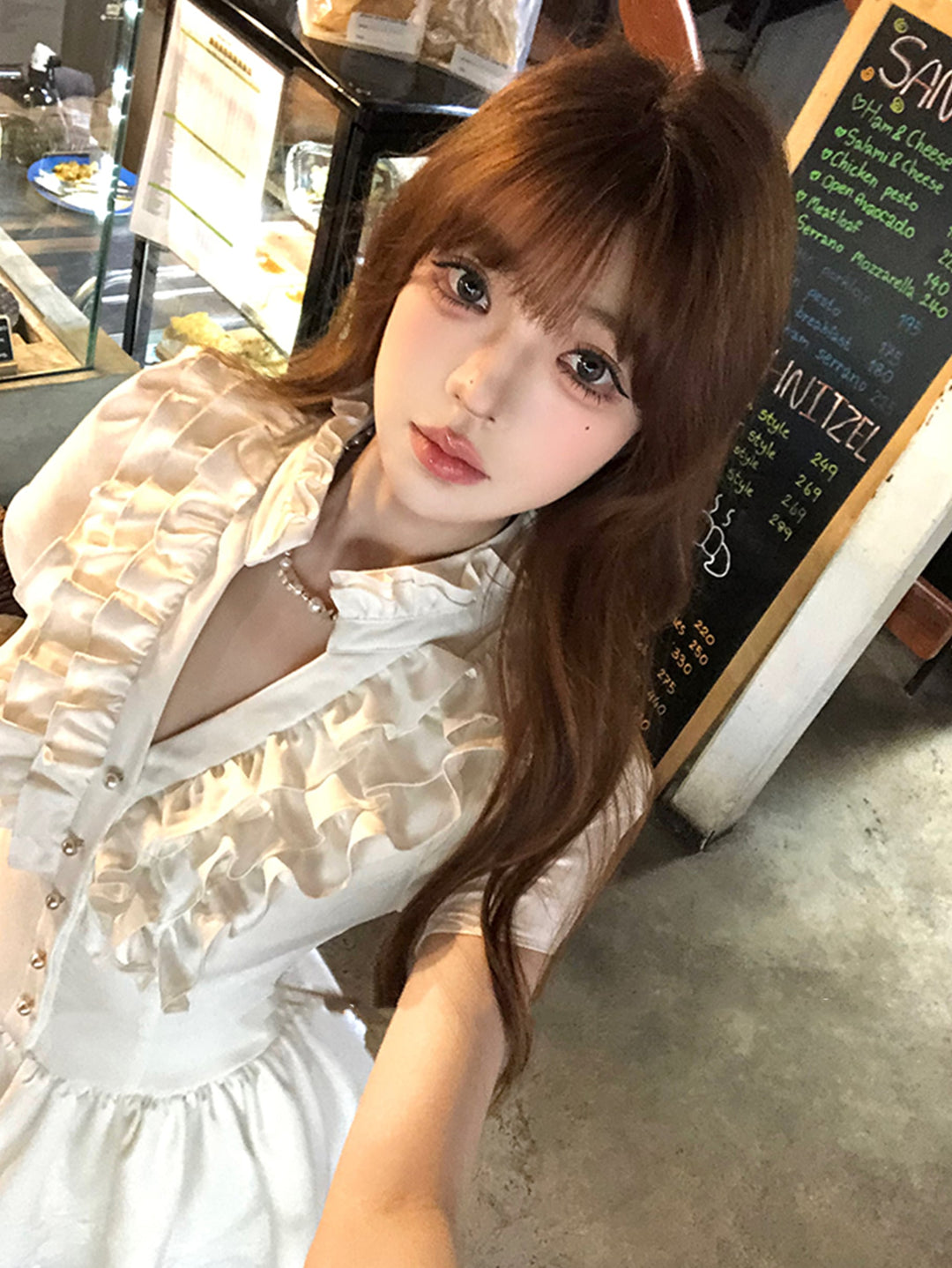 【dress】フリルミニワンピース　M30795