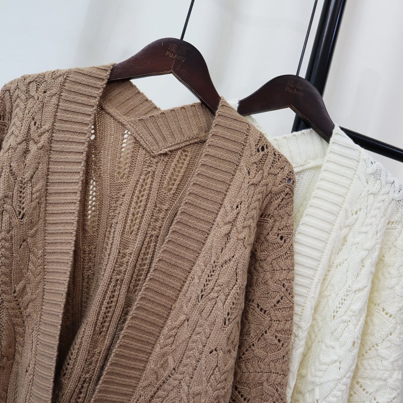 【outer】ニットカーデ　M25529