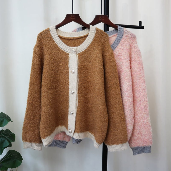 【outer】ニットカーデ　M25394