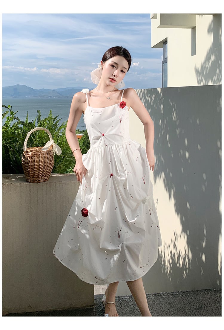 【dress】高級感 エレガントオシャレキャミワンピース　M17303