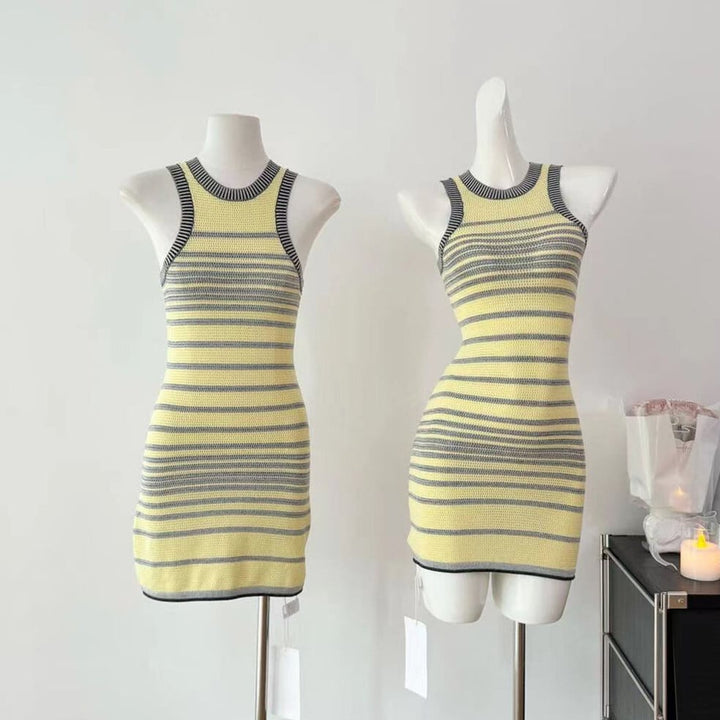 【dress】ニットベストワンピース　M24471