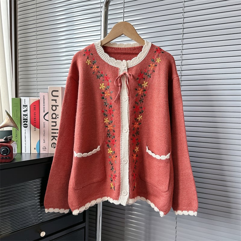 【outer】ニットカーデ　M20196