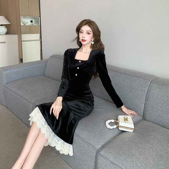 【dress】マーメイドワンピース　M18538