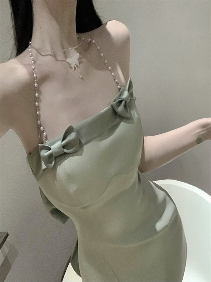 【dress】リボン付きワンピース　M24147
