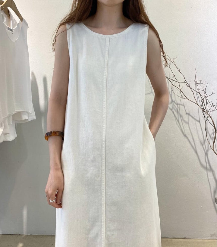【dress】デニムベストワンピース　M23881
