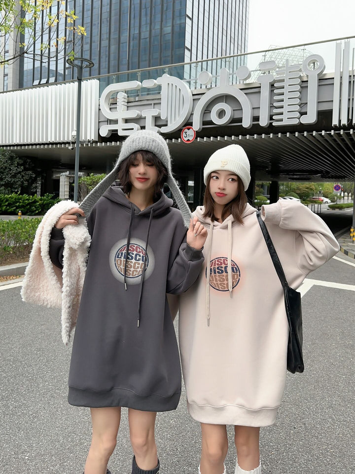 【dress】フード付きカジュアルワンピース    N2167