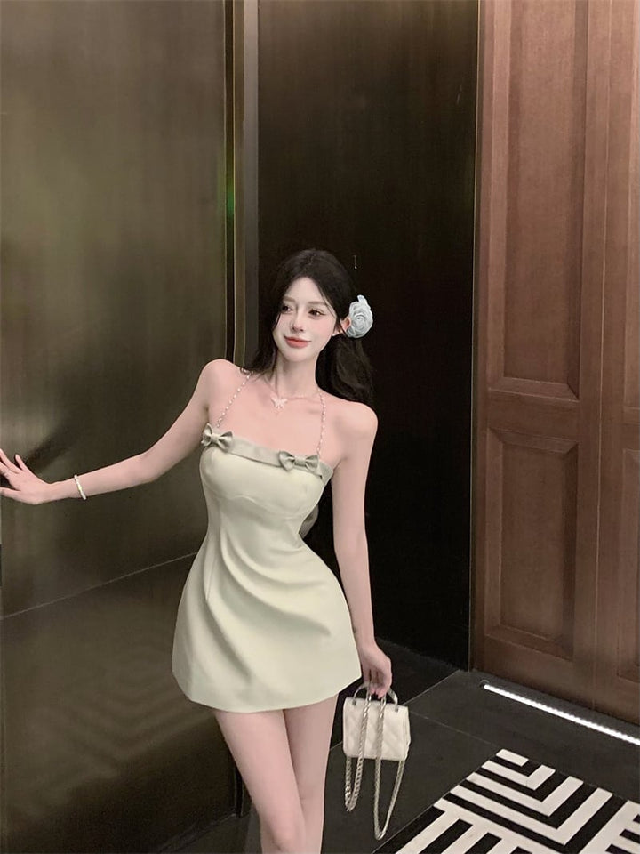 【dress】リボン付きワンピース　M24147