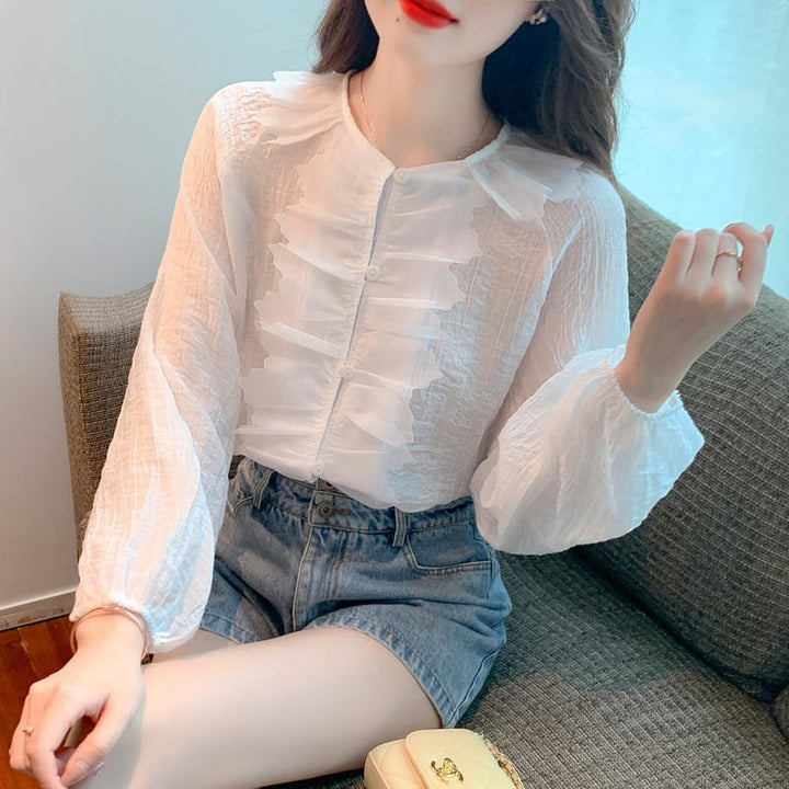 【tops】人気アイテム ! エレガントシャツトップスオシャレ　M17249