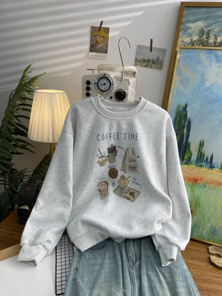 【tops】プリントプルオーバー　M26574