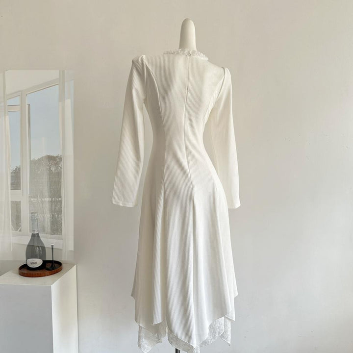 【dress】ドッキングニットワンピース　M28279
