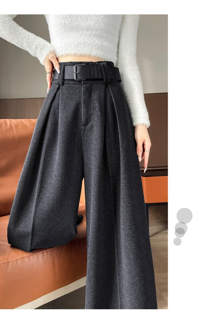 【bottoms】裹起毛ワイドパンツ　M27764