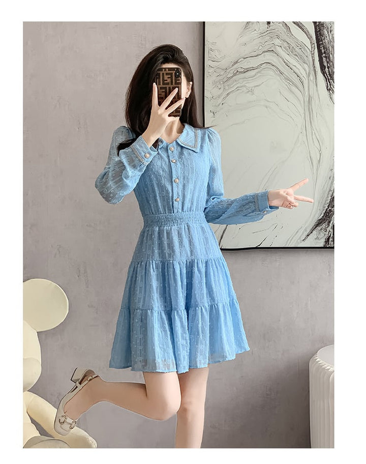 【dress】大人らしい エレガントデートワンピースおしゃれ　M17274