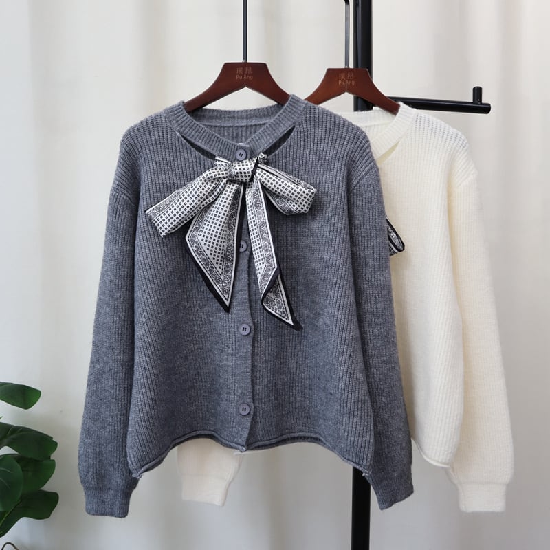 【outer】ニットカーデ　M26786