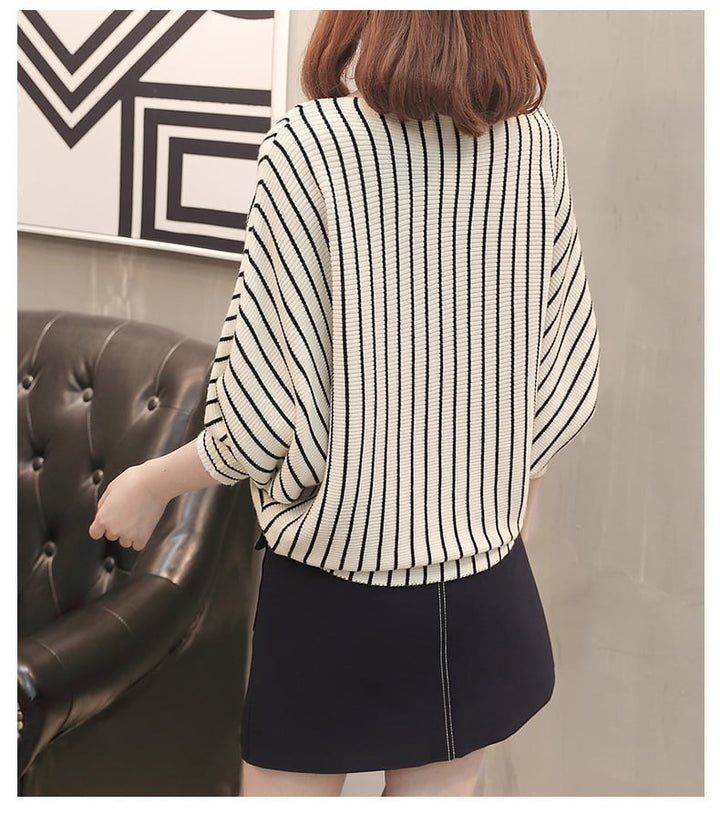 【tops】ドルマンスリーブニットセーター　M28854
