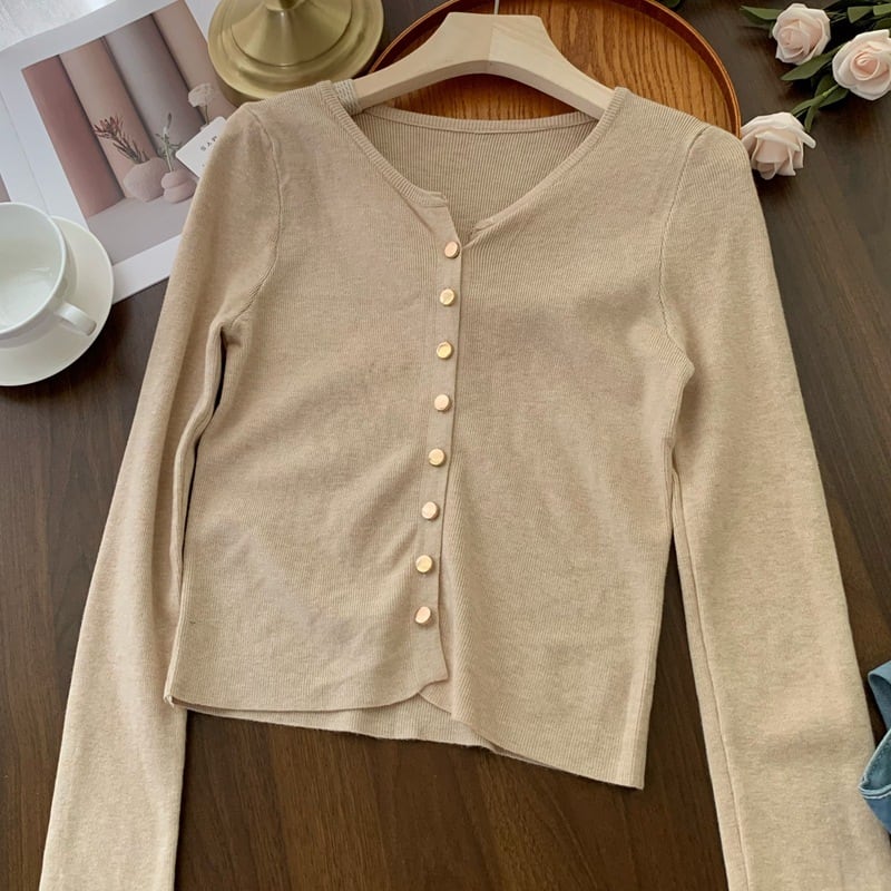 【outer】ニットカーデ　M26481