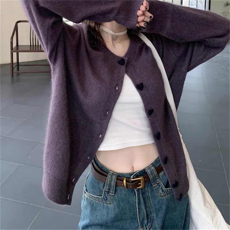 【outer】人気ニットカーデ　N2691