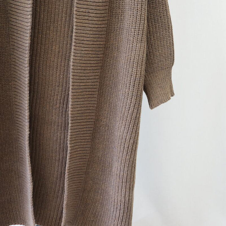 【outer】ロング丈ニットカーデ　M27043