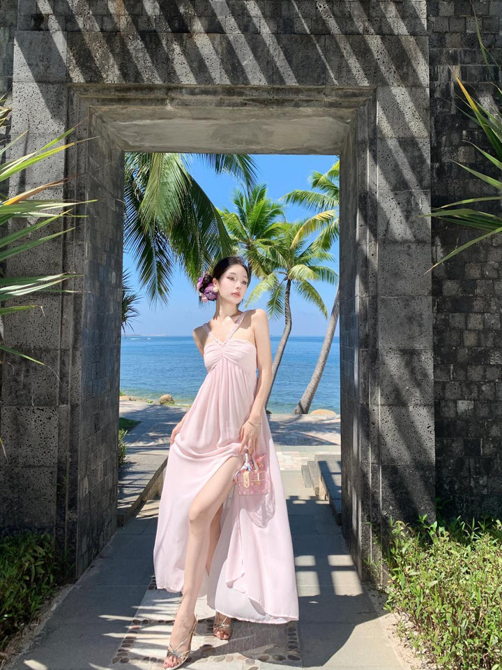 【dress】ホルターネックワンピース　M25190