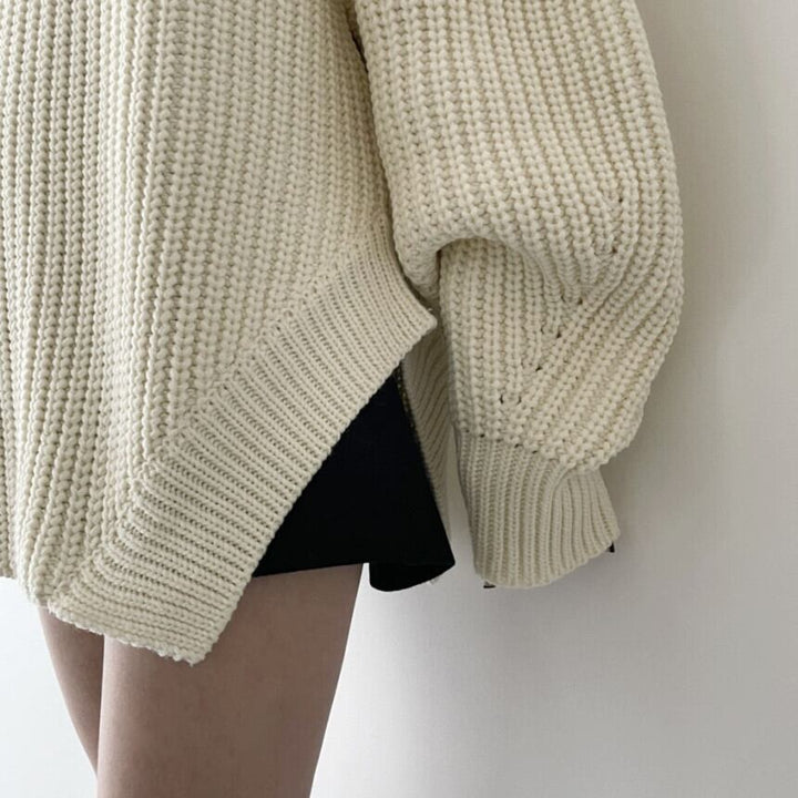 【tops】ハイネックニットセーター　M27577
