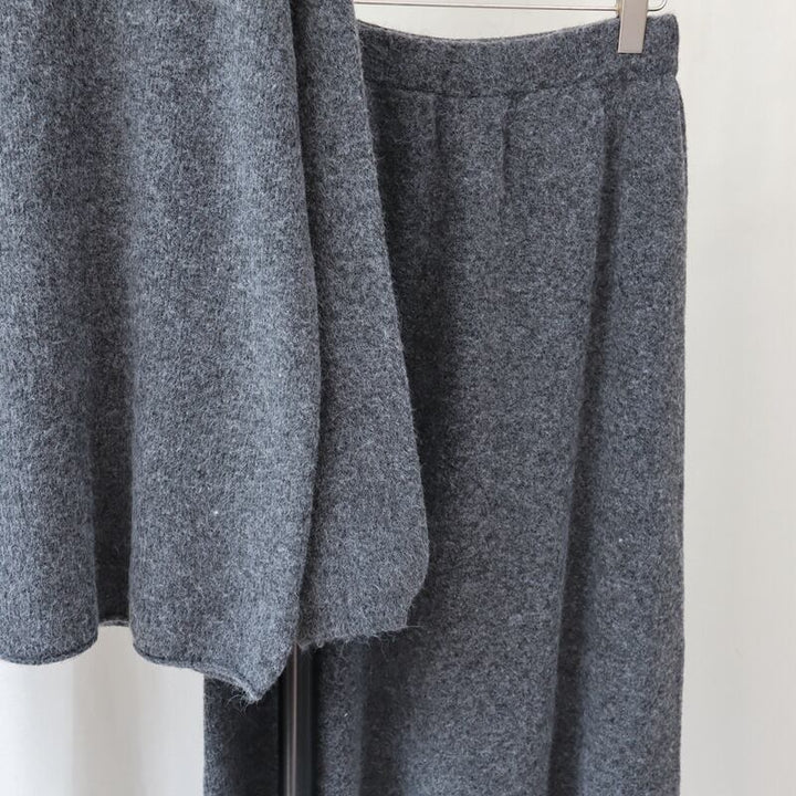 【set】ニットセーター×スカートセット　M27042