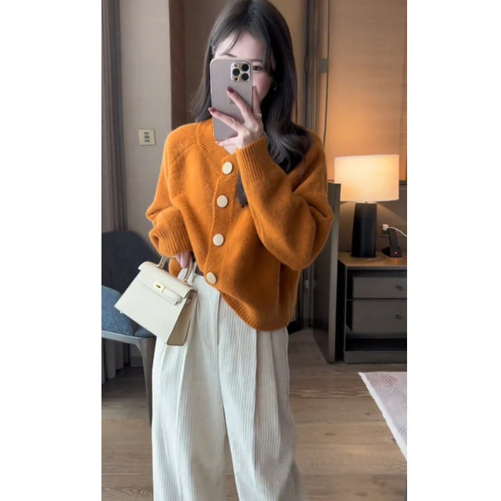 【outer】ニットカーデ　M25678