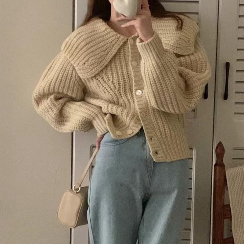 【outer】ニットカーデ　M25767